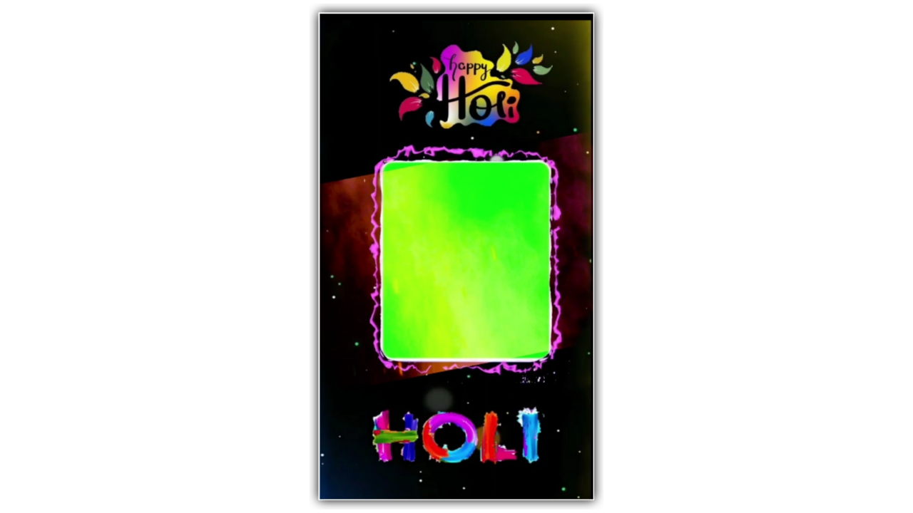 Holi Scpcial Template Video Background full screen video effect template video background 2023